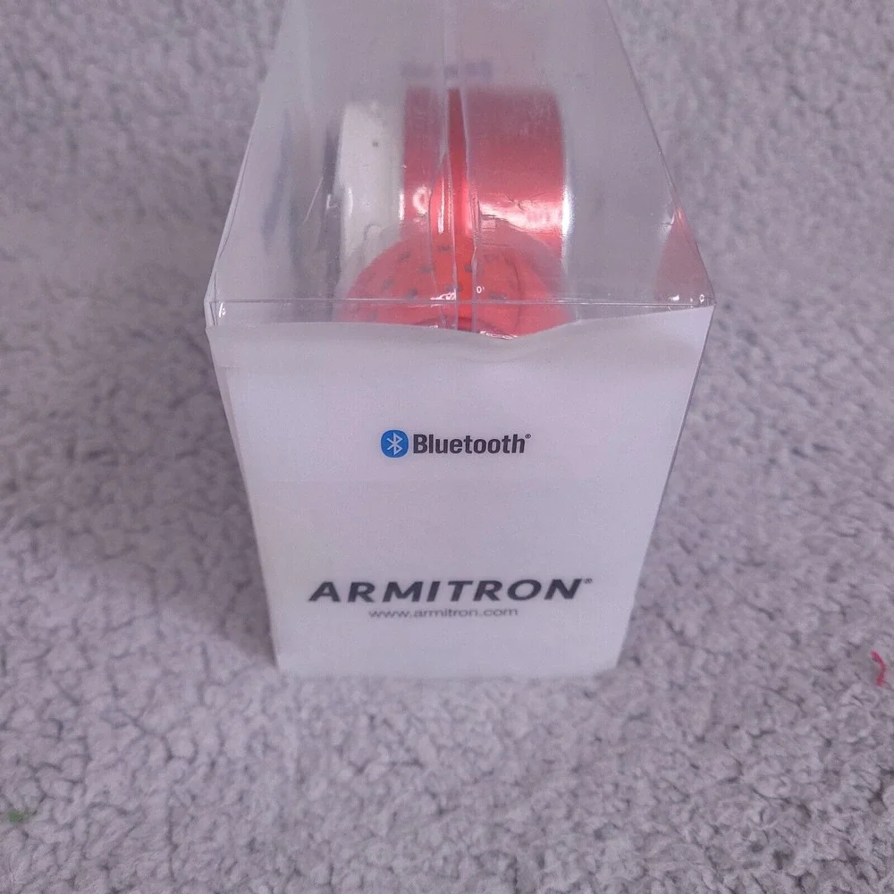 Armitron Digital Sport Watch‎ and Bluetooth Wireless Speaker Set Red Stop Watch